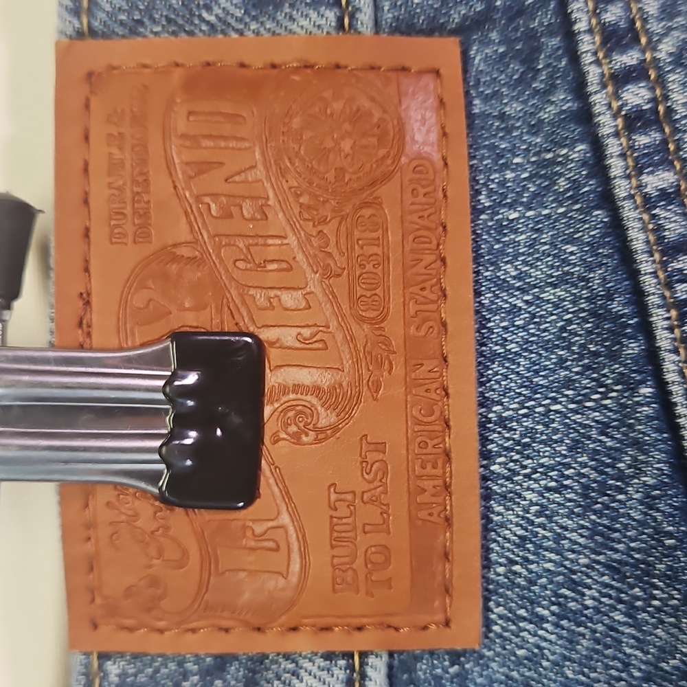 Lucky Legend Blue Patchwork Jeans - image 8